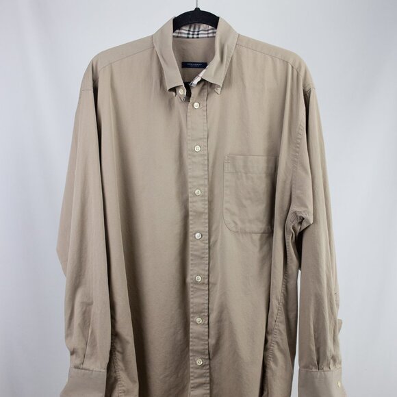 Burberry Classic Fit Oxford Shirt, Size Large - Picture 1 of 7